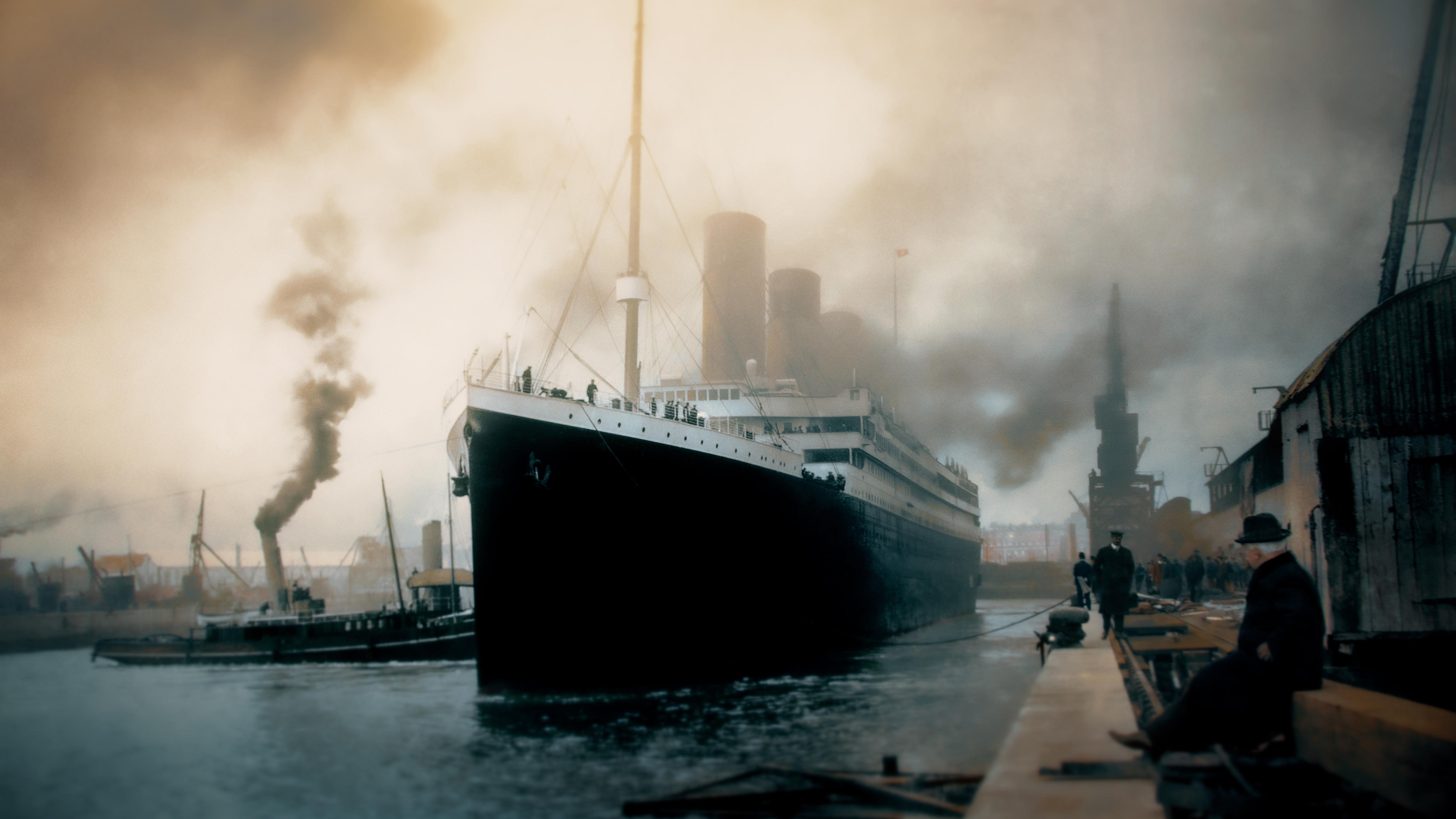Die Titanic in Farbe